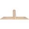 Ekena Millwork Portland Smooth Timber Gable Bracket, Douglas Fir, 48"W x 24"H x 1 1/2"D x 5 1/2"F, 12/12 Pitch GBW048X24X0206POR00SDF - alternate 3